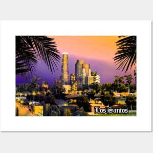 Los Santos Sunset @ GTA San Andreas Posters and Art